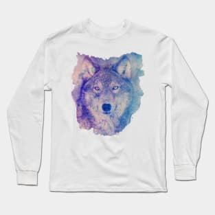 Wolf in blues Long Sleeve T-Shirt